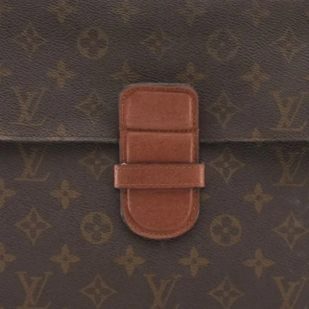 Louis Vuitton Monogram Poche Ministre Document Case Authentic Vintage 70s Model